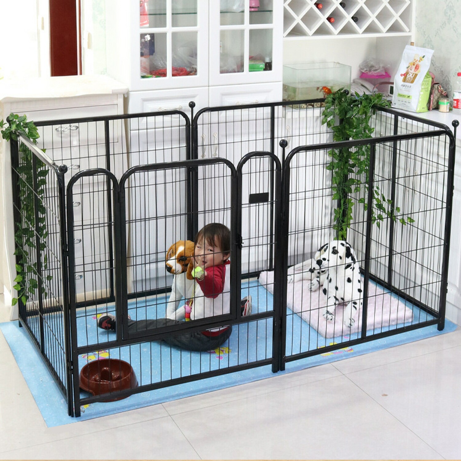 Multifunctional dog fence pet fence play pen - 多功能宠物围栏