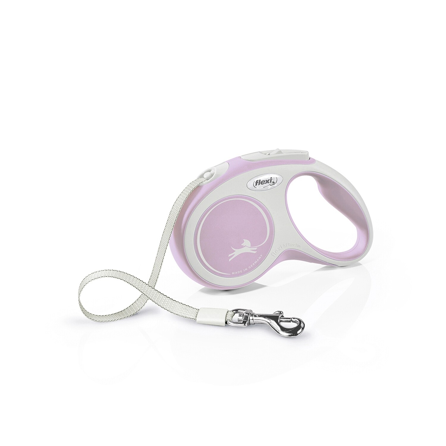Flexi Comfort Tape Leash for Small Dogs - Pink - 5m