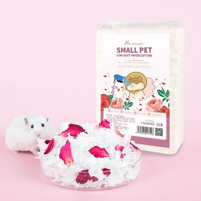 Small pet dust-free deodorizing paper cotton bedding - 1L