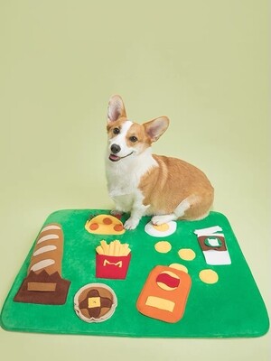 Fast Food Puzzle Sniffing Toy Pad