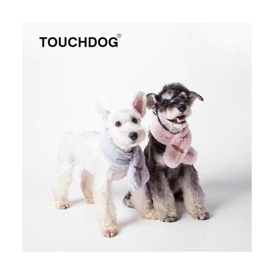 Touchdog Plush Scarf pet accessories - 毛绒绒围巾宠物饰品