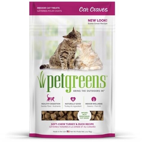 Pet Greens® Cat Craves Turkey & Duck Semi Moist Cat Treat - 3oz - 火鸡鸭肉猫猫零食