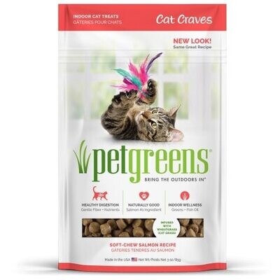 Pet Greens® Cat Craves 三文鱼口味猫猫零食