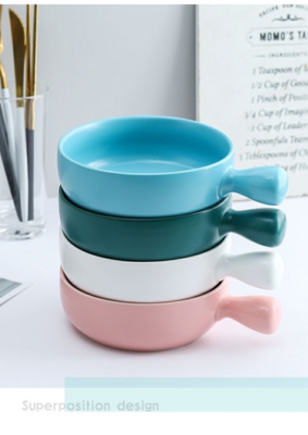 Simple Pet Ceramic Bowl - INS风陶瓷宠物碗