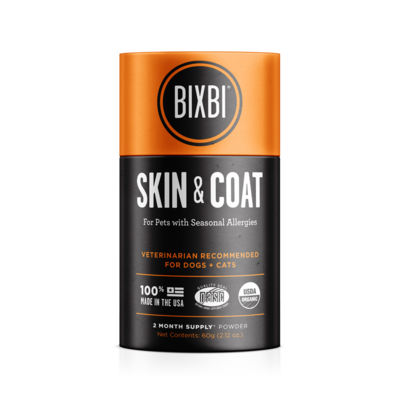 Bixbi Mushroom Supplements Skin & Coat - 皮肤毛发有机蘑菇保健粉