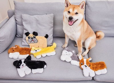 FOFOS Good Dog Series Crinkle Plush Toys - 响纸撕咬发泄玩具