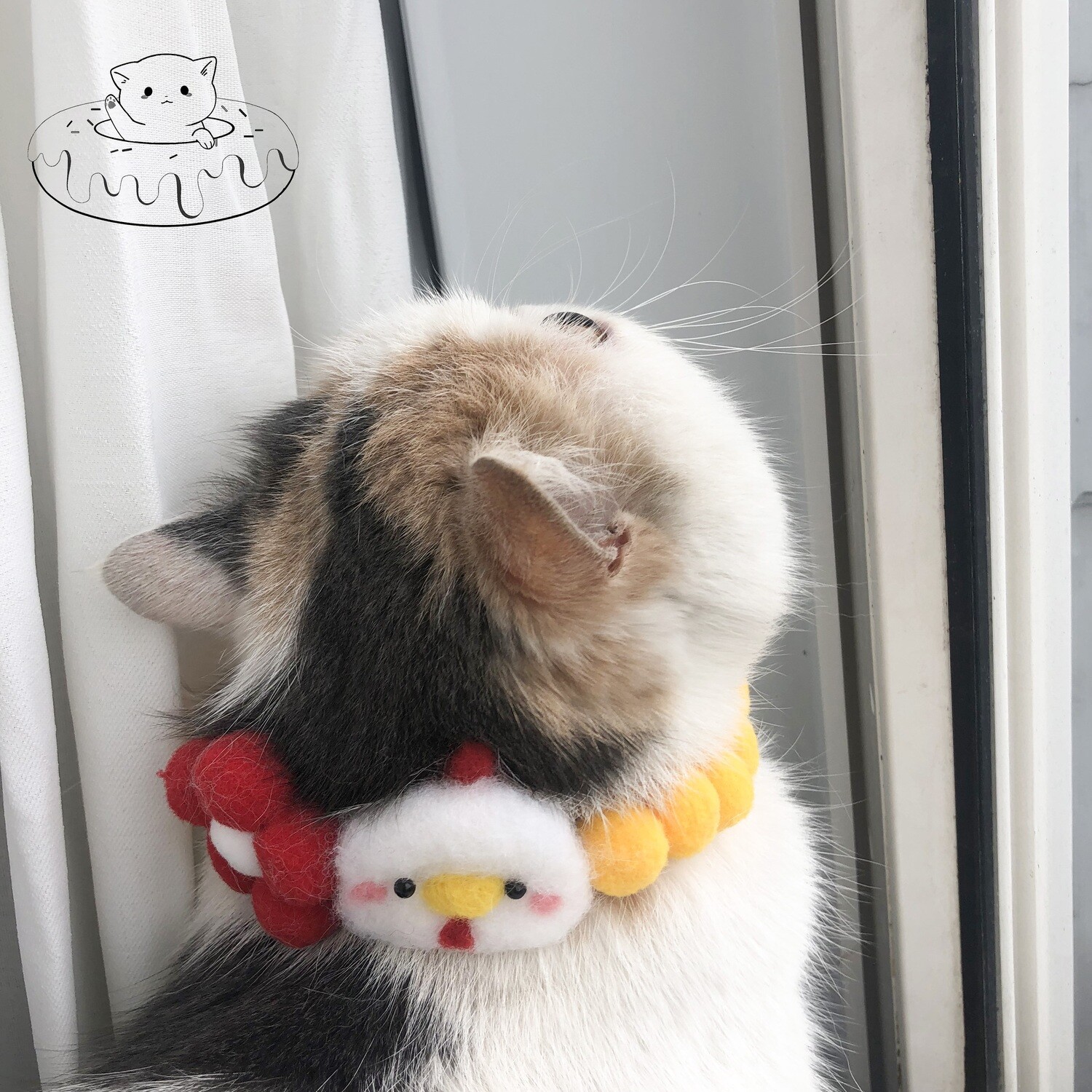 Chicken stretchable collar