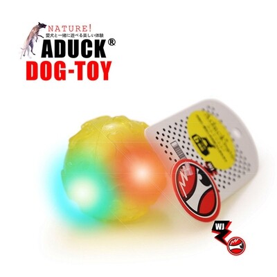 Aduck teething training dog toys luminous small bone ball - 狗狗乳胶闪光玩具球