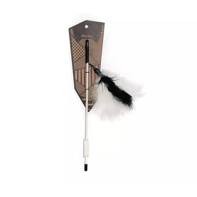Pika Poo Bouncing Pheasant Magic Stick Teaser Cat Toy