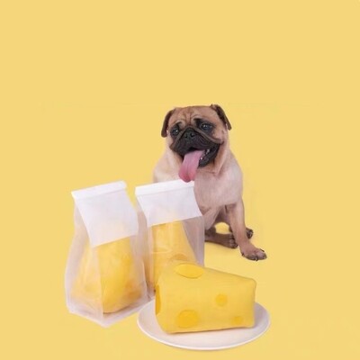 Purlab Cheese Dog Toy - 芝士狗狗磨牙玩具