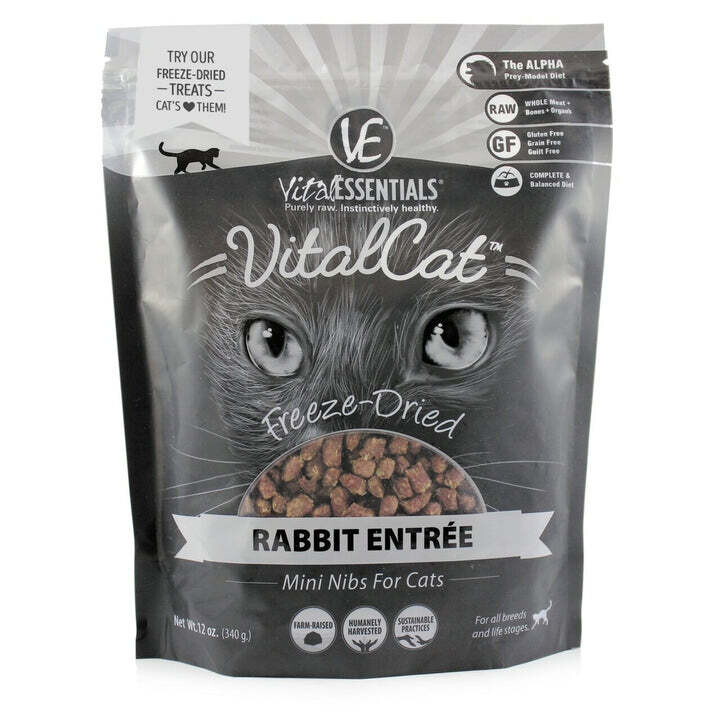 VE Vital Essentials - Cat GF Freeze Dried Food Rabbit Mini Nibs