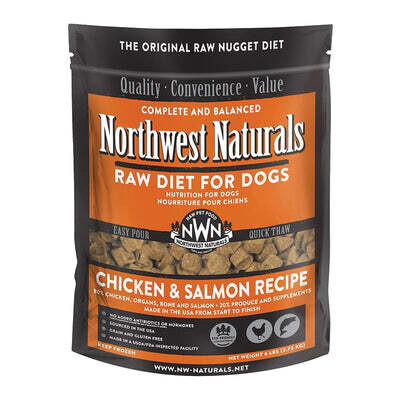 Northwest Naturals  Frozen Nuggets Chicken with Salmon for dog - 6lb  狗狗生骨肉 鸡肉三文鱼肉块