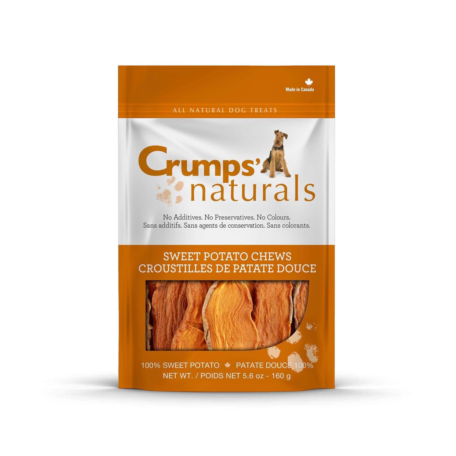 Crumps' Naturals Sweet Potato Chews for Dogs
