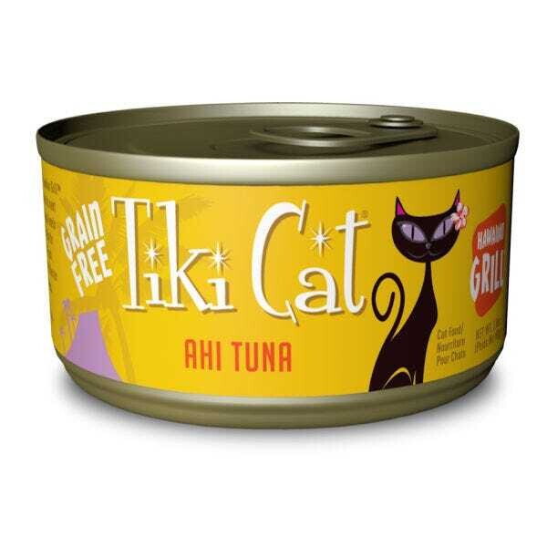 TikiCat Hawaiian Grill Ahi Tuna Wet Cat Can - 2.8oz - 吞拿鱼猫罐头