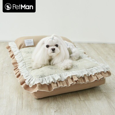 PetMan Mocha Soft Pet Bed- Size M