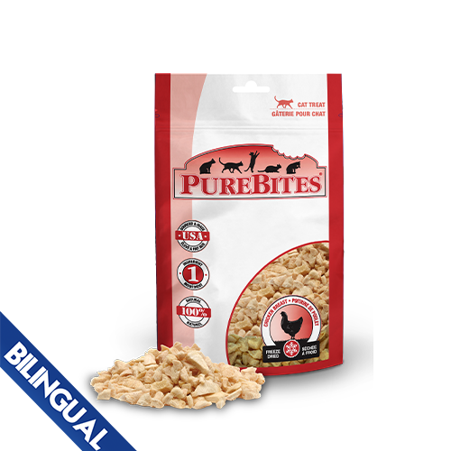 PureBites® Trainers Chicken Breast CAT Treat  31g - 鸡胸肉 猫猫零食 营养伴餐奖励