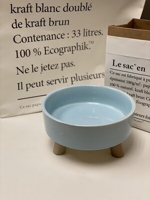 Ceramic Pet bowl - 陶瓷高脚宠物碗