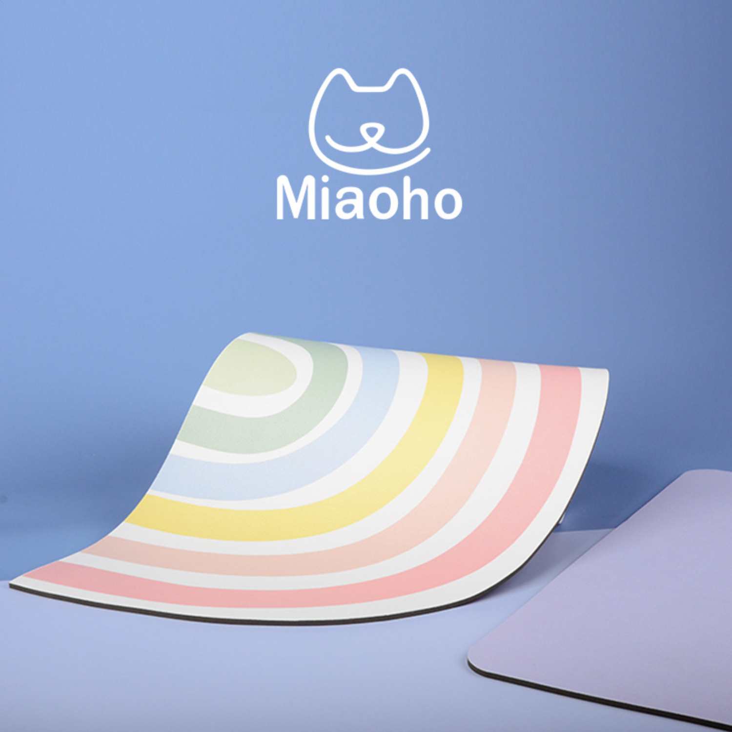 Miaoho Pet water proof Mats(Rainbow)-宠物猫狗彩虹防水餐垫(彩虹款）