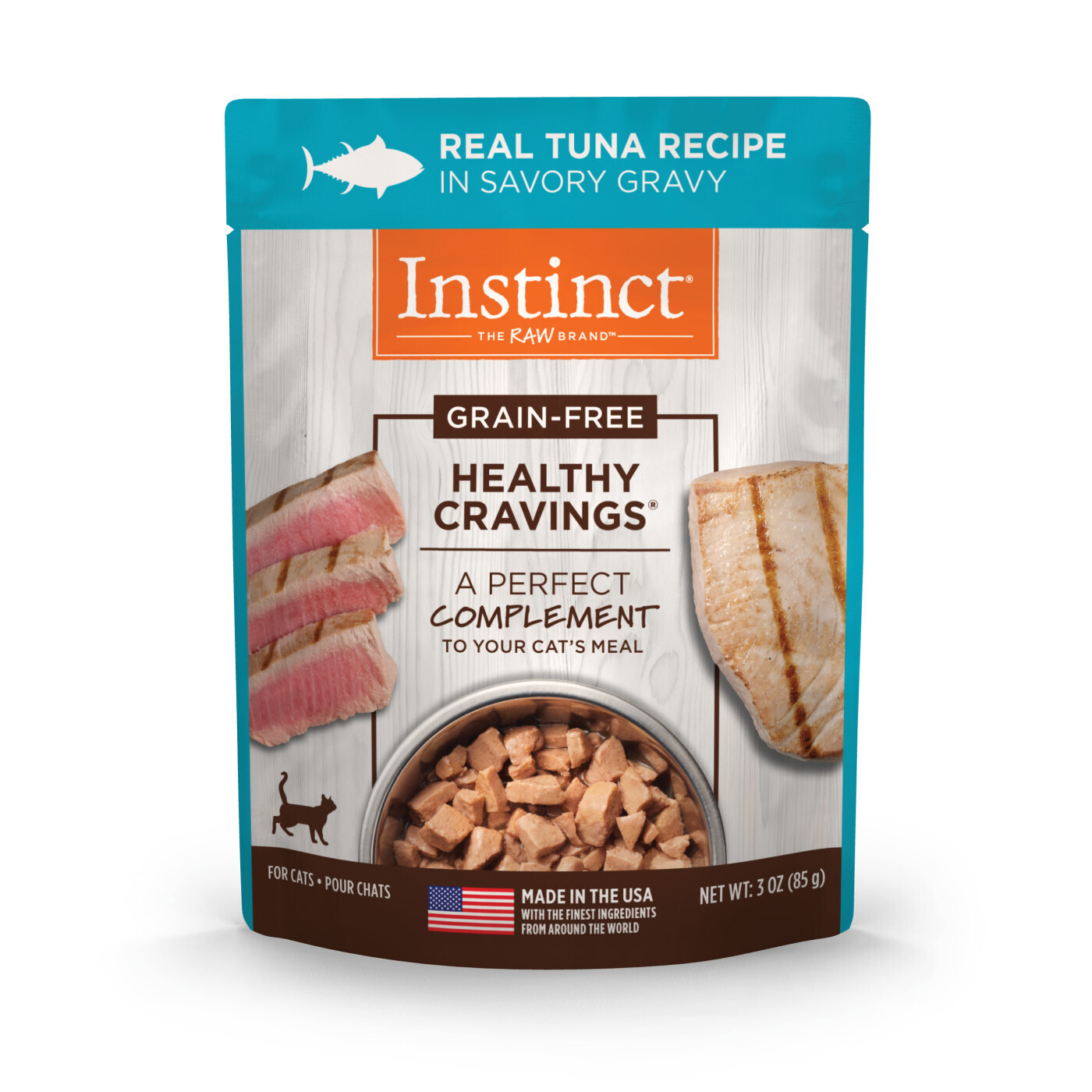 Instinct Healthy Cravings Real Tuna Recipe Cat Wet Food - 3oz