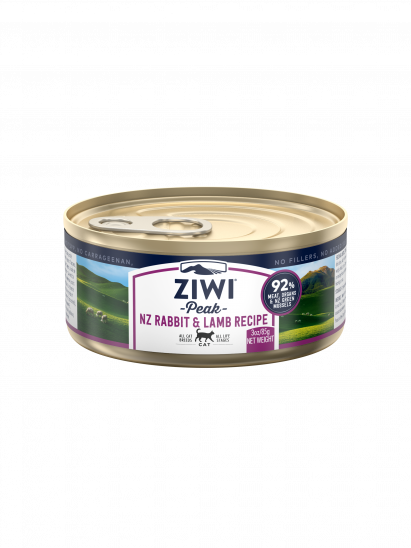 ZIWI Peak Wet Rabbit & Lamb Recipe for Cats - ZIWI巅峰兔肉和羊肉猫罐头
