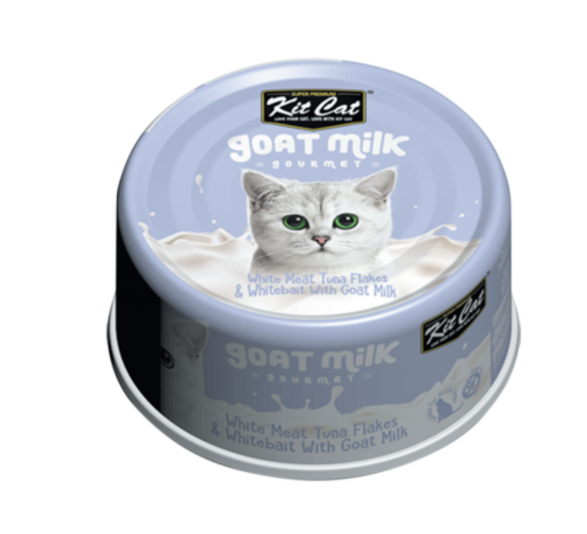 KitCat Goat Milk Cat Cans Tuna Flakes and Whitebait