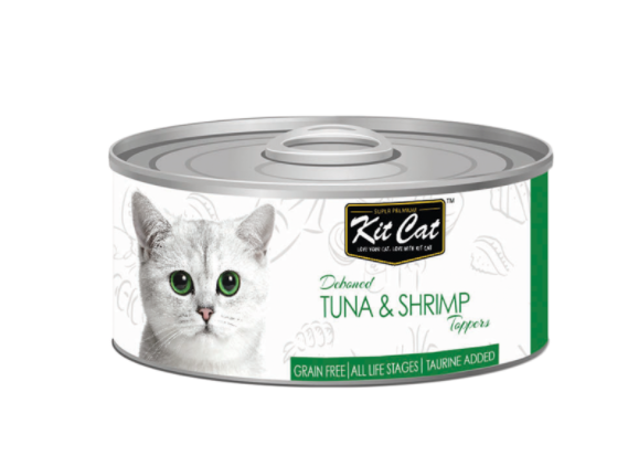 KitCat  Deboned Tuna & Shrimp Toppers