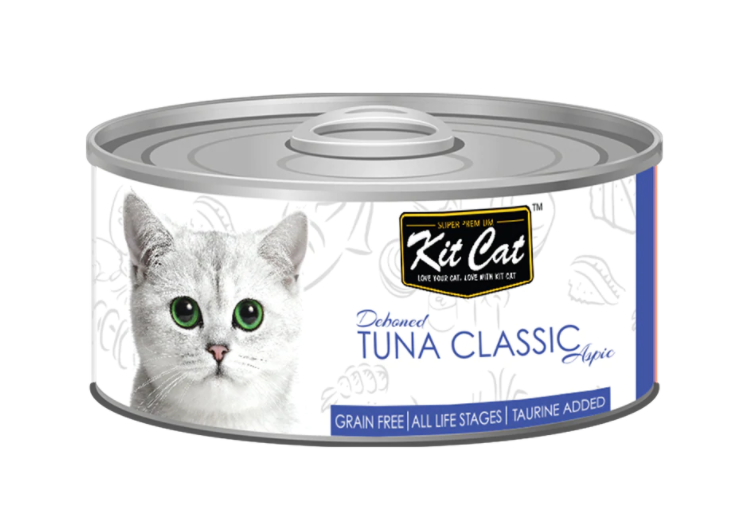 KitCat Deboned Tuna Flakes With Aspic Topper series-无骨吞拿鱼伴餐系列罐头