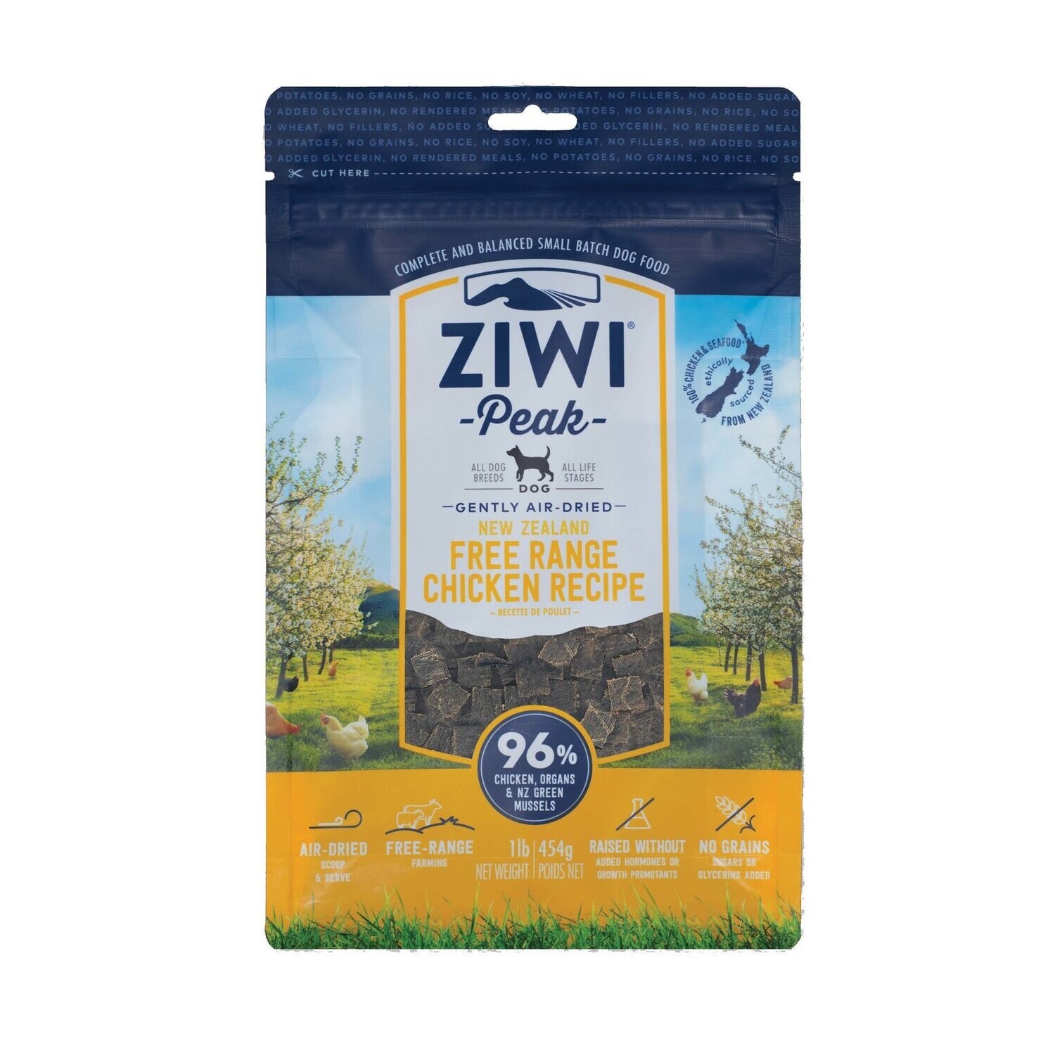 ZIWI Chicken Air Dried Dog Food (BB 09 2023)