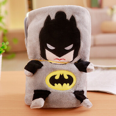Pet batman cartoon blanket-卡通蝙蝠侠小绒毯