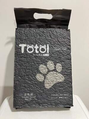 Totol Activated Charcoal Tofu Cat Litter 8L - 活性炭豆腐猫砂