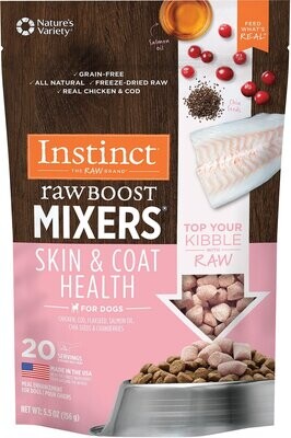 INSTINCT® DOG FOOD RAW BOOST MIXERS SKIN & COAT HEALTH