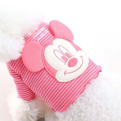 Mickey Mouse Character Cardigan Magenta pink- 米奇宠物开衫 粉色