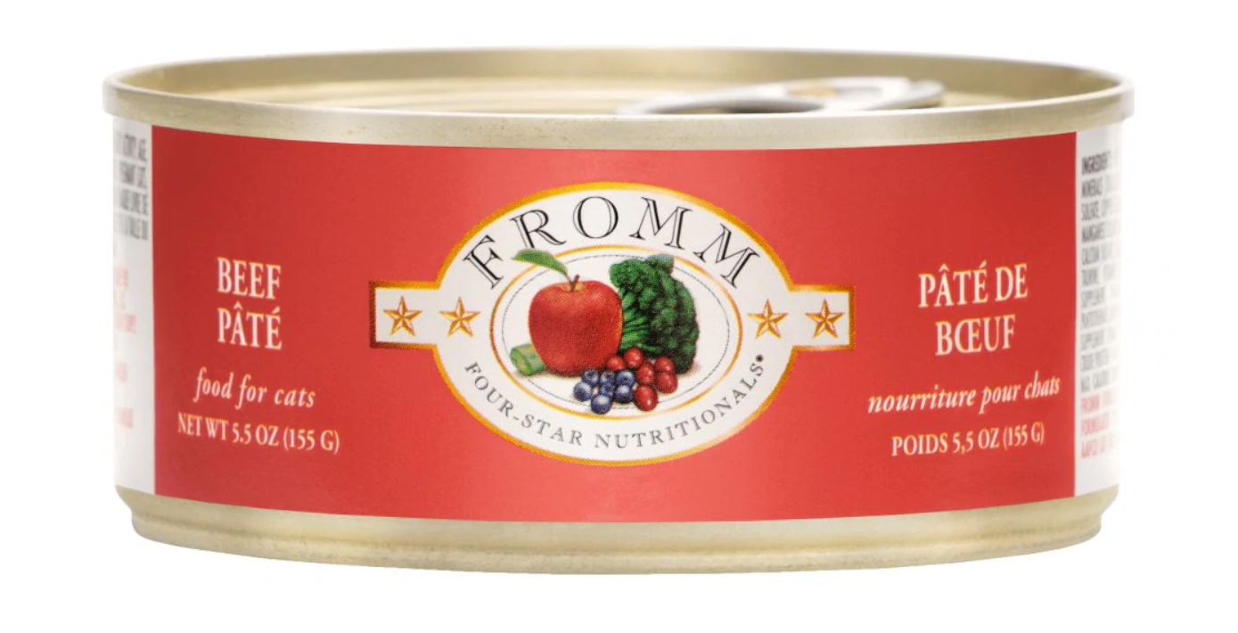 Fromm Four-Star Cat Can Food Beef Pate
