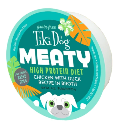 Tiki Dog Meaty Chicken w/ duck Recipe Dog Food -Tiki Dog 鸡肉鸭肉狗餐盒