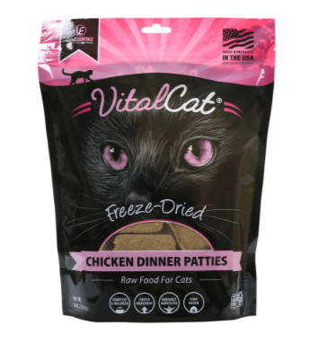 Vital Essentials (VE) - Chicken Dinner Patties Freeze-Dried Grain Free (Cat Food) - 无谷鸡肉冻干肉饼