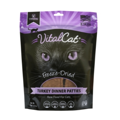 Vital Essentials (VE) - Turkey Dinner Patties Freeze-Dried Grain Free (Cat Food) - 无谷火鸡肉冻干肉饼