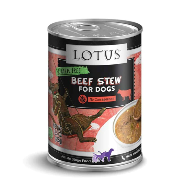 Lotus - Grain-Free Beef Asparagus Stew 12.5 Ounces- 牛肉狗罐头