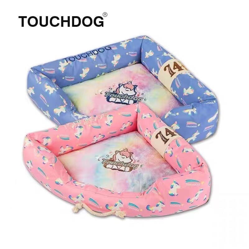 TOUCHDOG Unicorn Pet Bed Pink