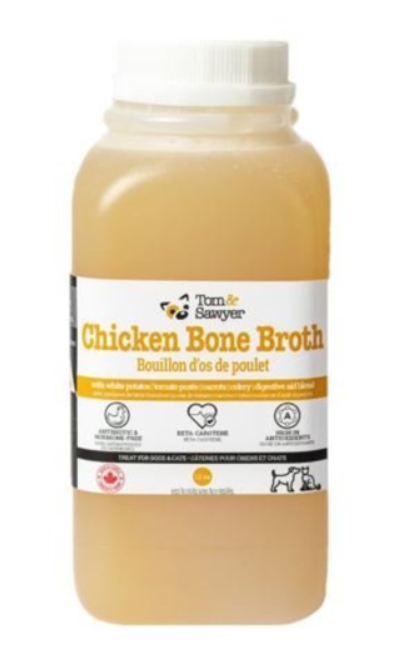 Tom&Sawyer Chicken Bone Broth Frozen for Dog 12oz - 冷冻狗狗鸡骨汤