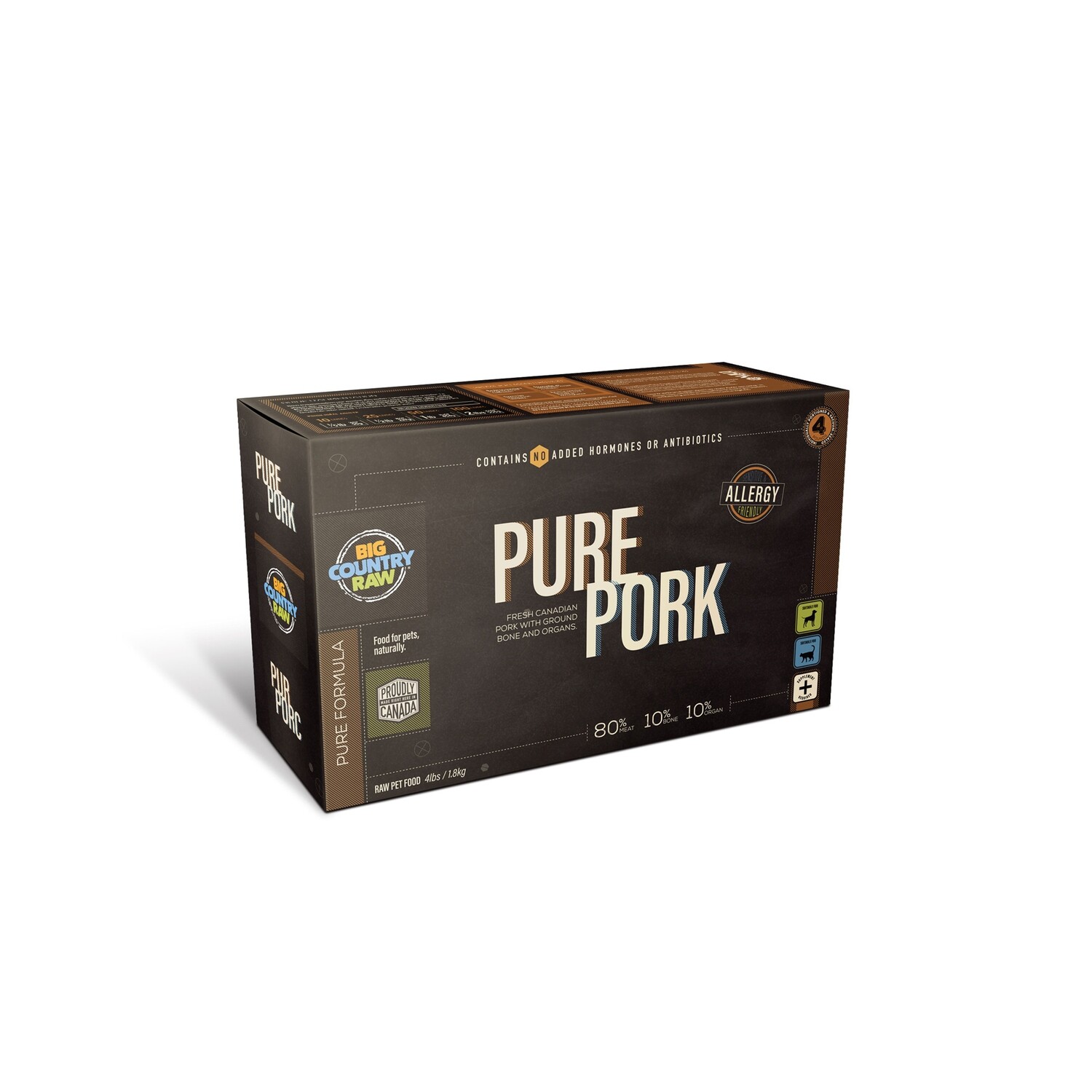 Big Country Raw Pure Pork CARTON - 4lb