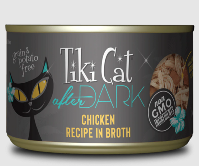 TikiCat - After Dark - Chicken Recipe in Broth for Cats - 暗夜传说系列鸡肉猫罐头