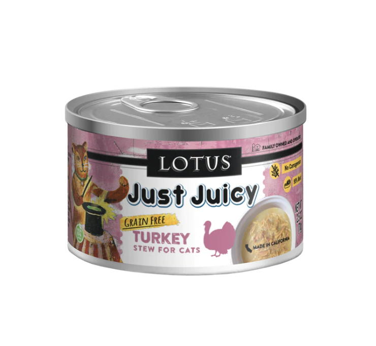 Lotus - Cat - Just Juicy Turkey Canned Food-5.3oz 火鸡猫罐头湿粮