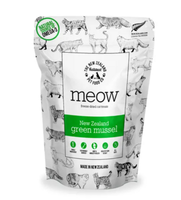 The NZ Natural Meow Green Lipped Mussel Treat