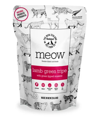 The NZ Natural Meow Lamb Green Tripe With Green Lipped Mussel