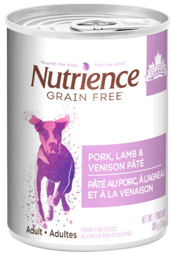 Nutrience Pork, Lamb & Venison Pâté for Dogs 369g