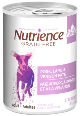 Nutrience 猪肉羊肉鹿肉狗罐头369g