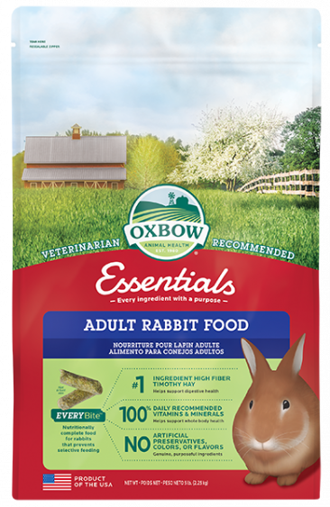 OXBOW Essentials - Adult Rabbit Food 5lb - 成年兔粮