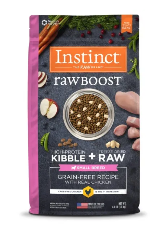 Instinct Raw Boost Real Chicken Recipe For Small breed Dog