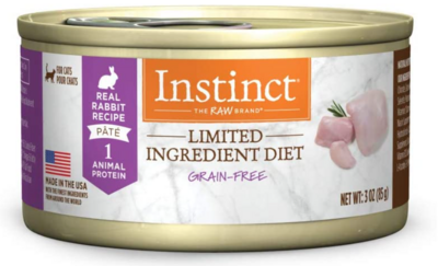 Instinct LID with Real Rabbit Cat Can Food - 兔肉猫罐头
