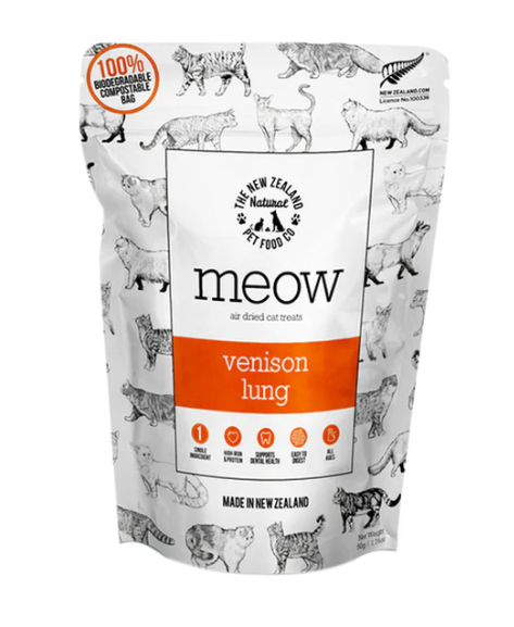 The NZ Natural Meow Venison Lung Treat